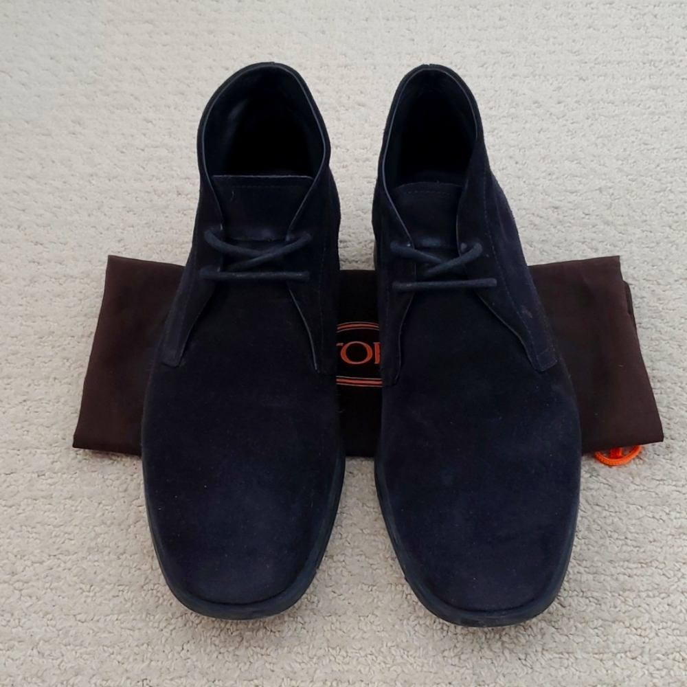 Tod's, 8.5 US (7.5 EU), Black Chukka Boots